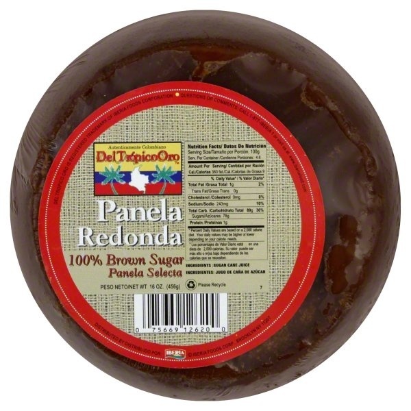 slide 1 of 5, Del Tropico Oro 100% Brown Sugar Panela Redonda 16 oz, 16 oz