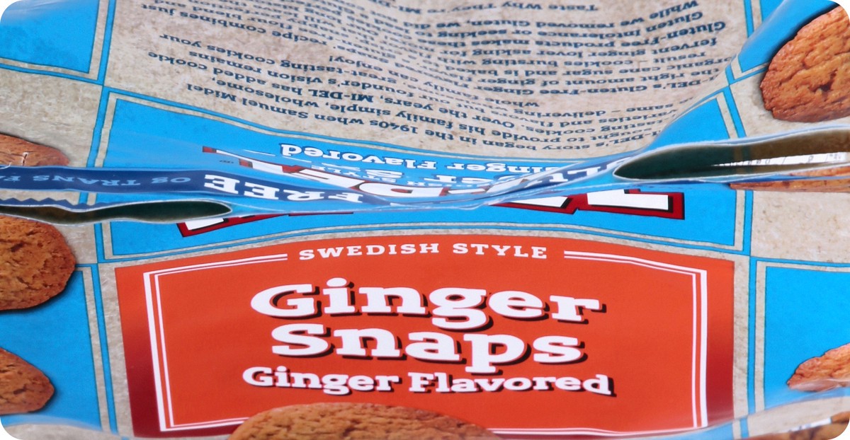 slide 5 of 12, MI-Del Gluten Free Swedish Style Ginger Flavored Ginger Snaps 8 oz, 8 oz