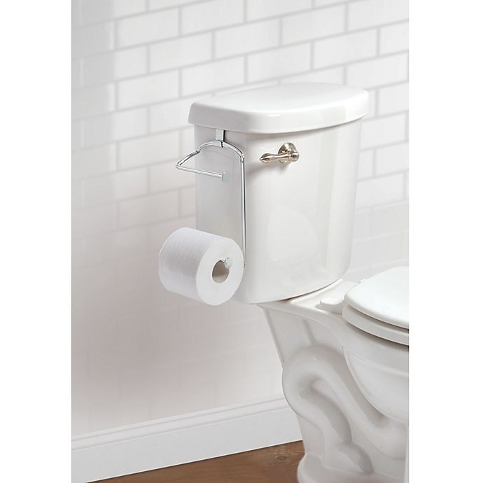slide 4 of 4, SALT Over-the-Tank Toilet Paper Holder - Chrome, 2 ct