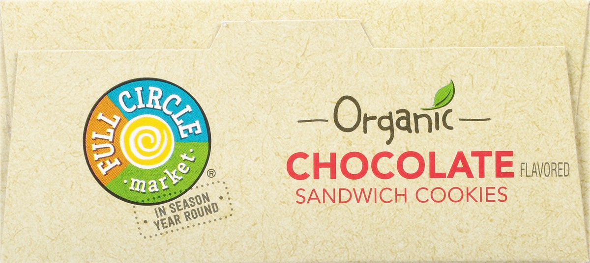 slide 3 of 9, Full Circle Market Organic Chocolate Flavored Sandwich Cookies 12 oz, 12 oz