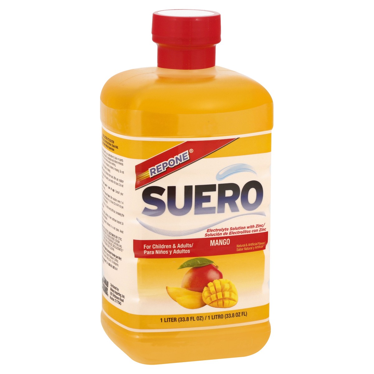 slide 2 of 10, Repone Suero Suero Mango Electrolyte Drink, 1 l