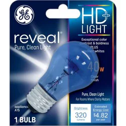 GE Reveal Appliance Light Bulb 40 Watt
