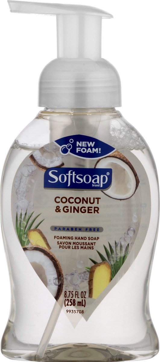 slide 3 of 9, Softsoap Coconut And Ginger Foam, 8.75 fl oz