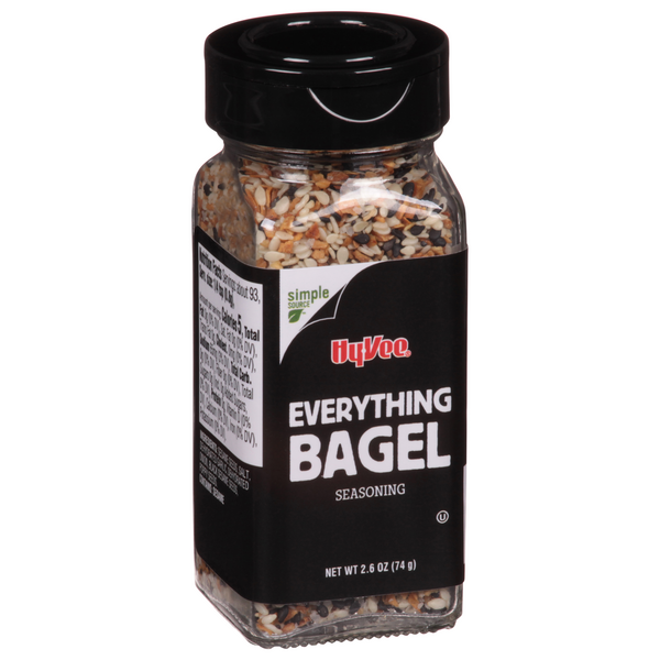 slide 1 of 1, Hy-Vee Everything Bagel Seasoning 2.6 Oz, 2.6 oz