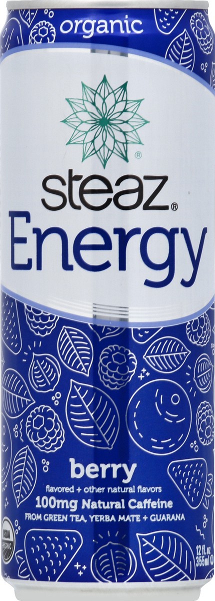 slide 4 of 4, Steaz Organic Fuel Energy Drink, 12 fl oz