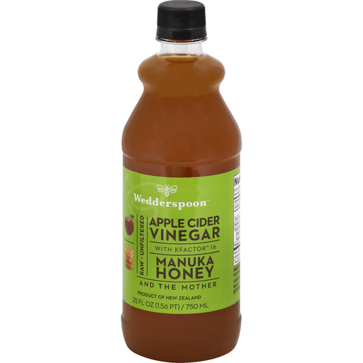 slide 2 of 2, Wedderspoon Apple Cider Vinegar With Manuka Honey, 25 oz