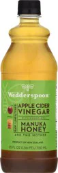 Wedderspoon Monofloral Apple Cider Manuka Honey Vinegar 25 oz