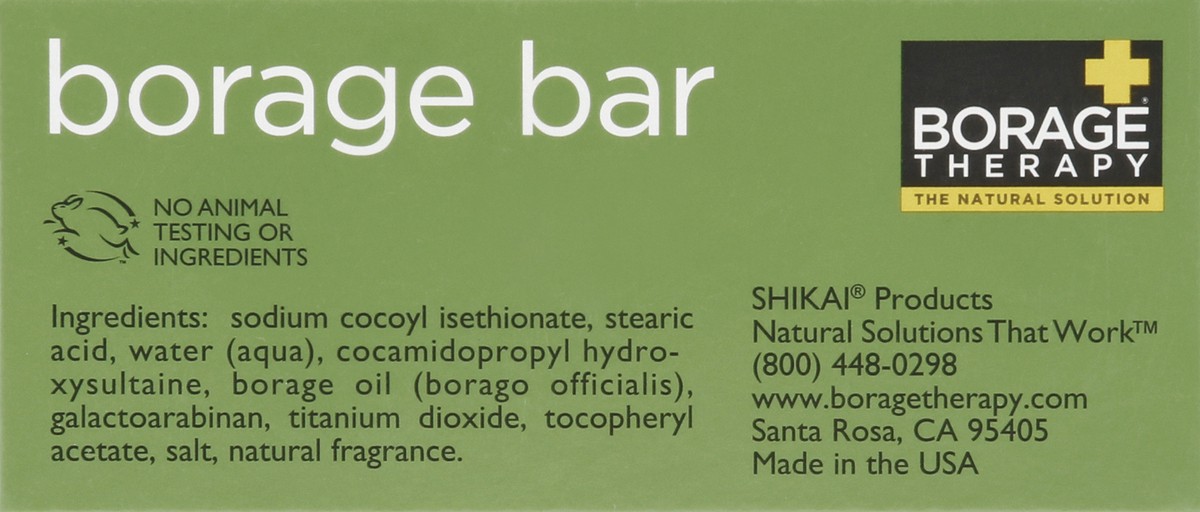slide 2 of 12, ShiKai Borage Bar 4.5 oz, 4.5 oz