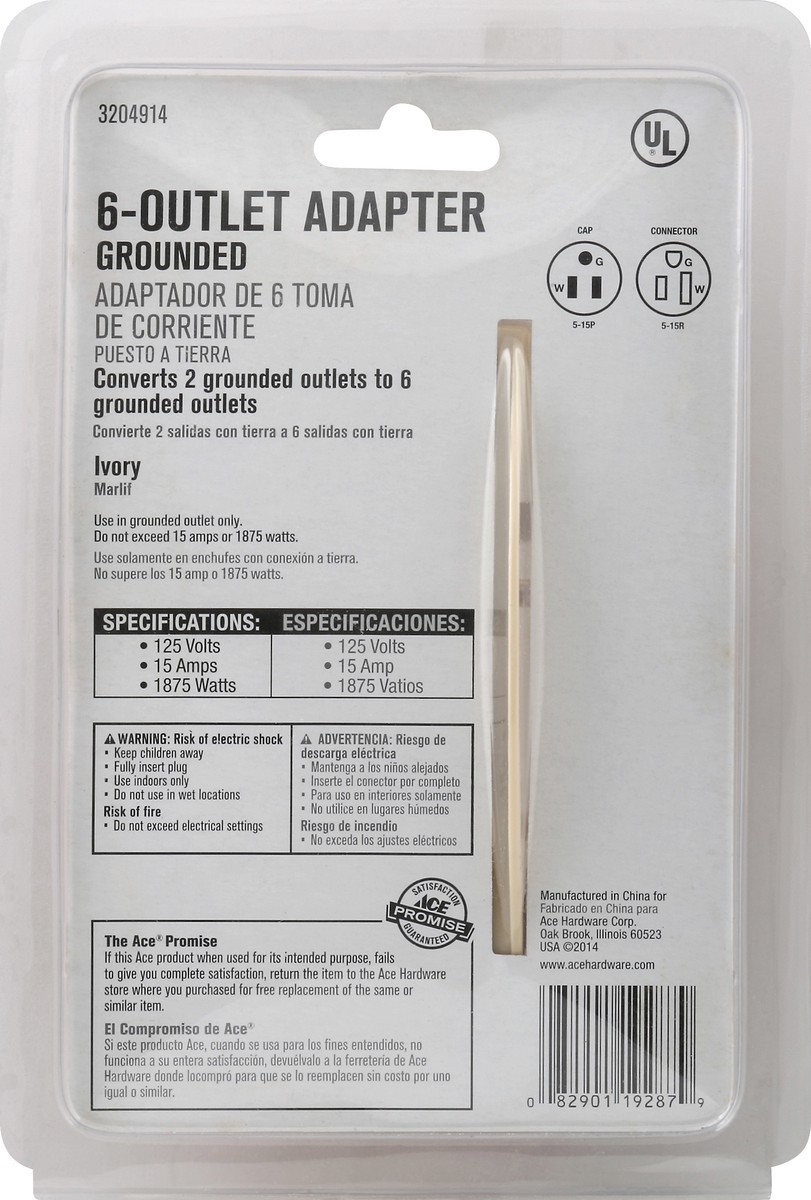 slide 4 of 7, ACE Adapter 1 ea, 1 ct