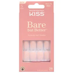 KISS Bare But Better TruNude Shades Nails Short 28 Count