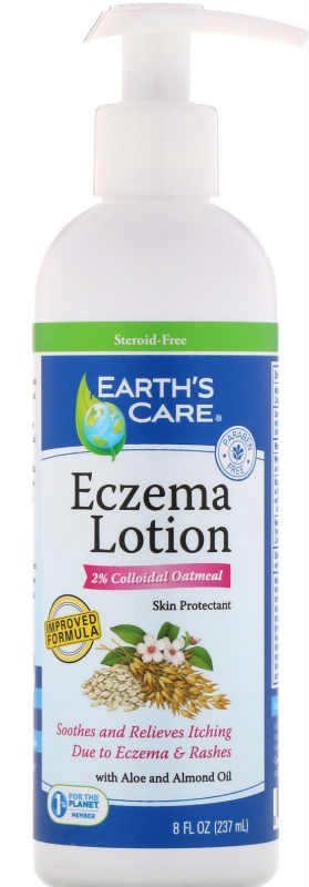 slide 1 of 1, Earth's Care Eczema Lotion, 8 oz