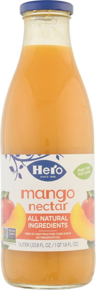 slide 1 of 4, Hero Mango Nectar - 1 liter, 1 l