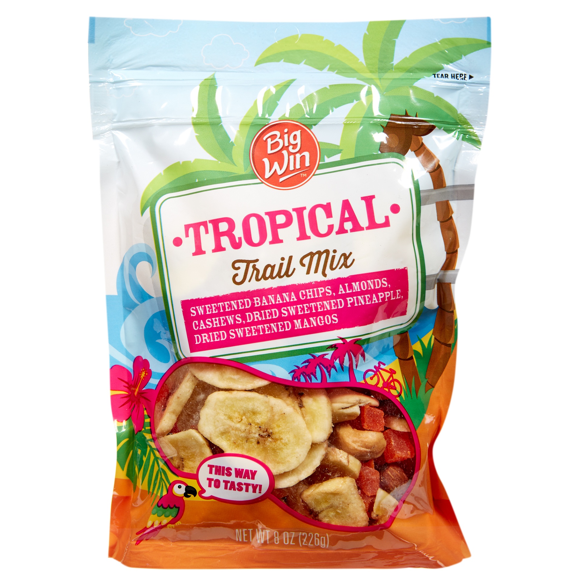 slide 1 of 1, Big Win Bw Tropical Trail Mix 8Z, 8 oz