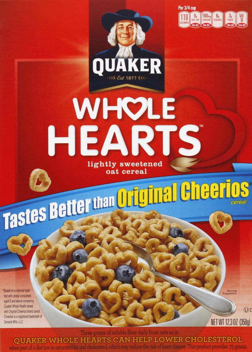 slide 1 of 4, Whole Hearts Cereal 12.3 oz, 12.3 oz