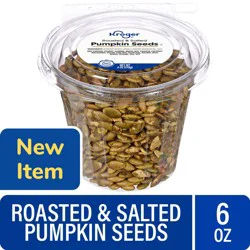 Kroger Roasted and Salted Pumpkin Seeds
