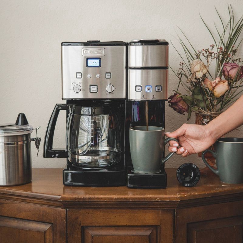 slide 4 of 15, Cuisinart Coffee Maker and Single-Serve Brewer, 12 cups