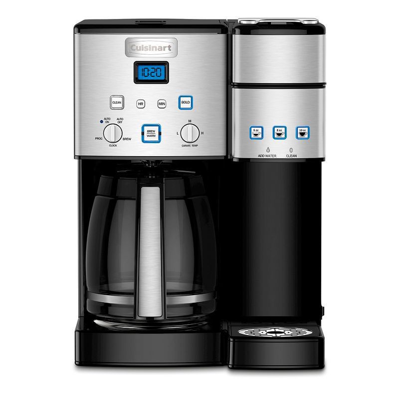 slide 1 of 15, Cuisinart Coffee Maker and Single-Serve Brewer, 12 cups