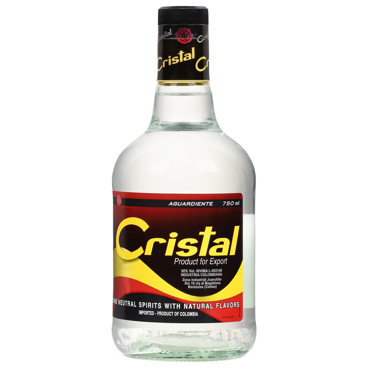 slide 3 of 4, NON BRAND Aguardiente Cristal 60 25.36 Oz Glass Bottle, 750 ml