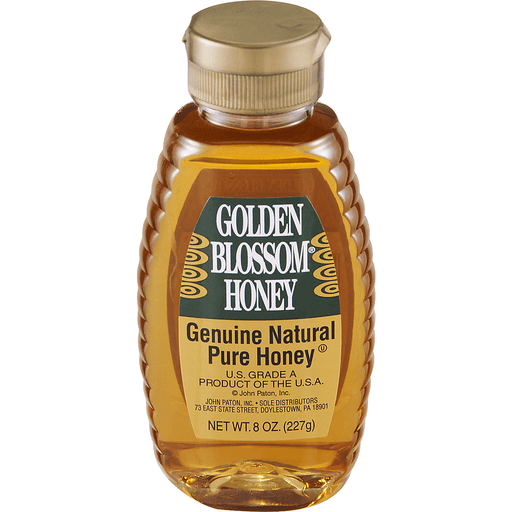 slide 1 of 1, Golden Blossom Honey Honey / Genuine Natural Pure Honey, 8 oz