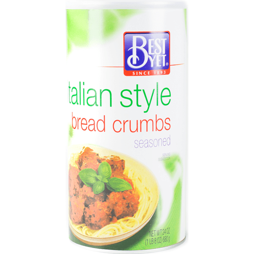 slide 1 of 1, Best Yet Italian Style Bread Crumbs, 24 oz