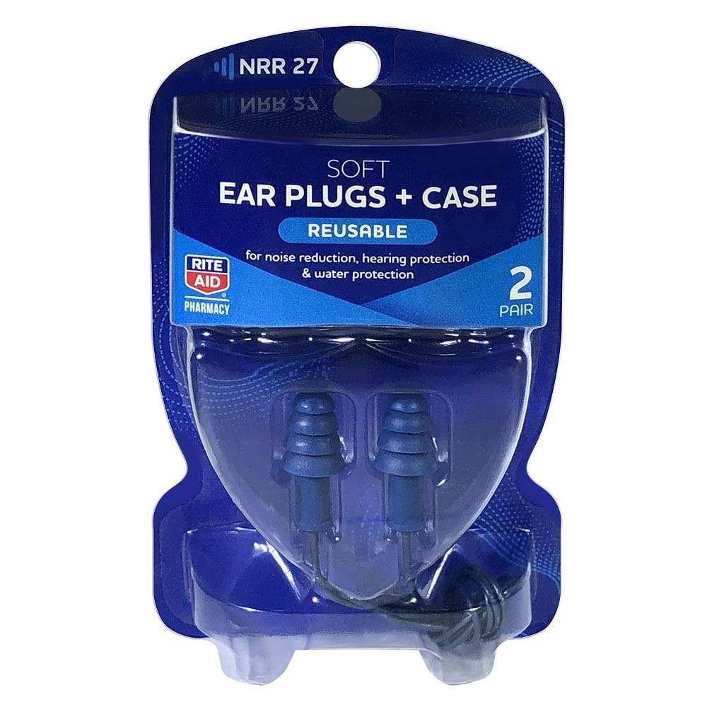 slide 1 of 2, Rite Aid Reusable Ear Plugs, 2 ct