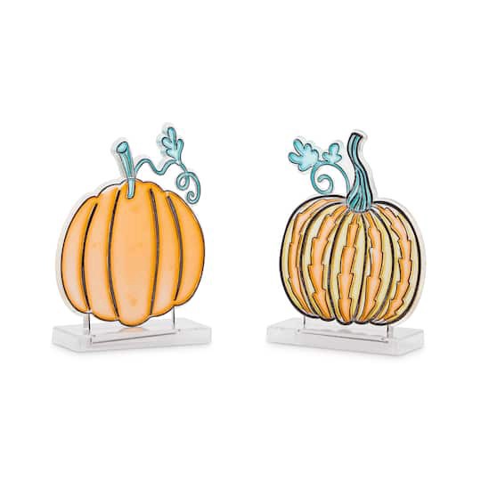 slide 1 of 4, Pumpkin Suncatcher Craft Kit By Creatology, 5.5 in x 8 in x 1.5 in