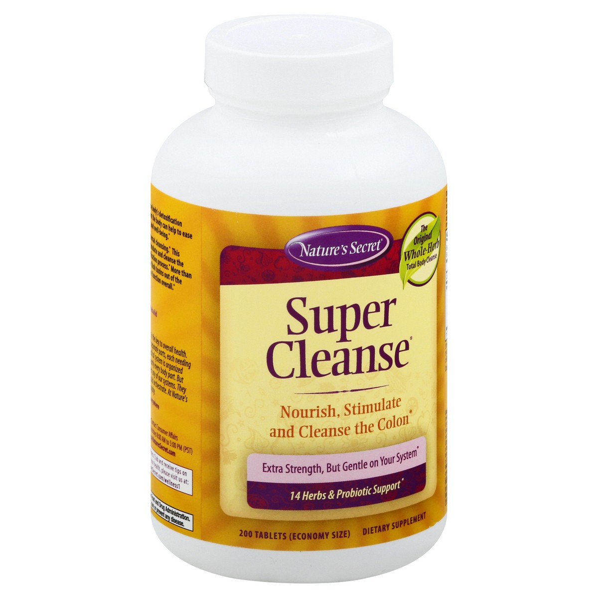 slide 6 of 9, Nature's Secret Super Cleanse, 200 ct