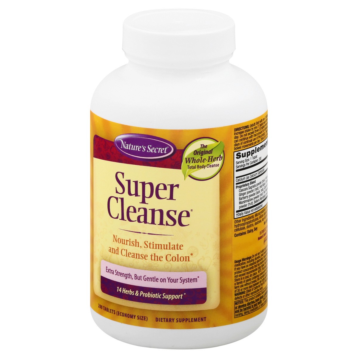 slide 2 of 9, Nature's Secret Super Cleanse, 200 ct