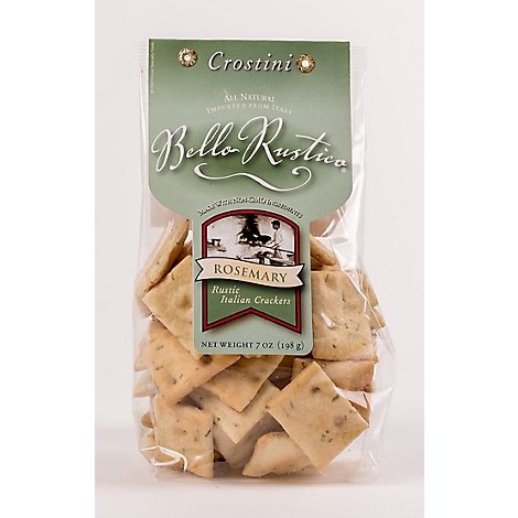 slide 1 of 1, Bello Rustico Pasta Crostini Rosemary, 7 oz
