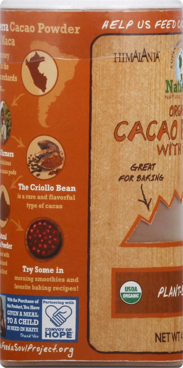 slide 12 of 13, Natierra Organic with Maca Cacao Powder 4 oz, 4 oz