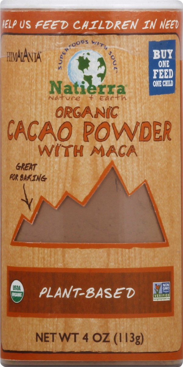 slide 6 of 13, Natierra Organic with Maca Cacao Powder 4 oz, 4 oz