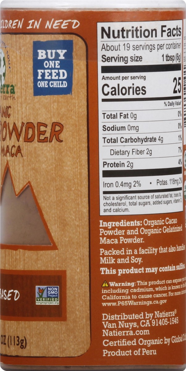 slide 7 of 13, Natierra Organic with Maca Cacao Powder 4 oz, 4 oz