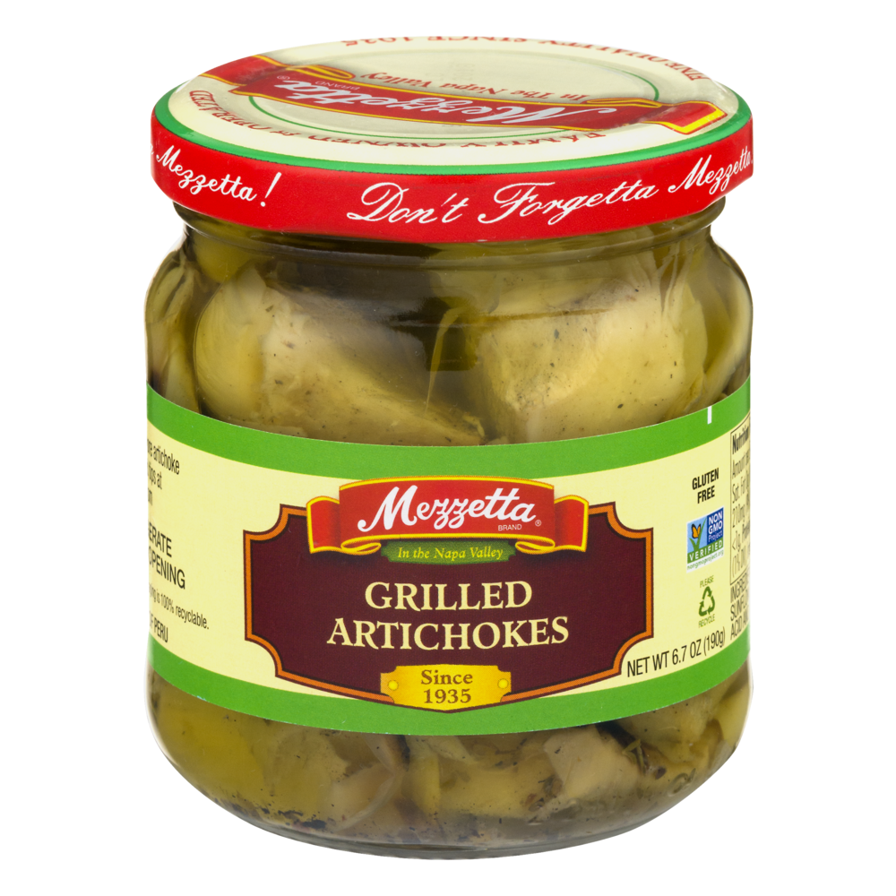 slide 1 of 1, Mezzetta Grilled Artichokes, 6.7 oz