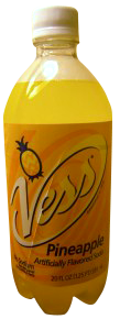 slide 1 of 1, Vess Pineapple Soda (Single Bottle), 20 oz