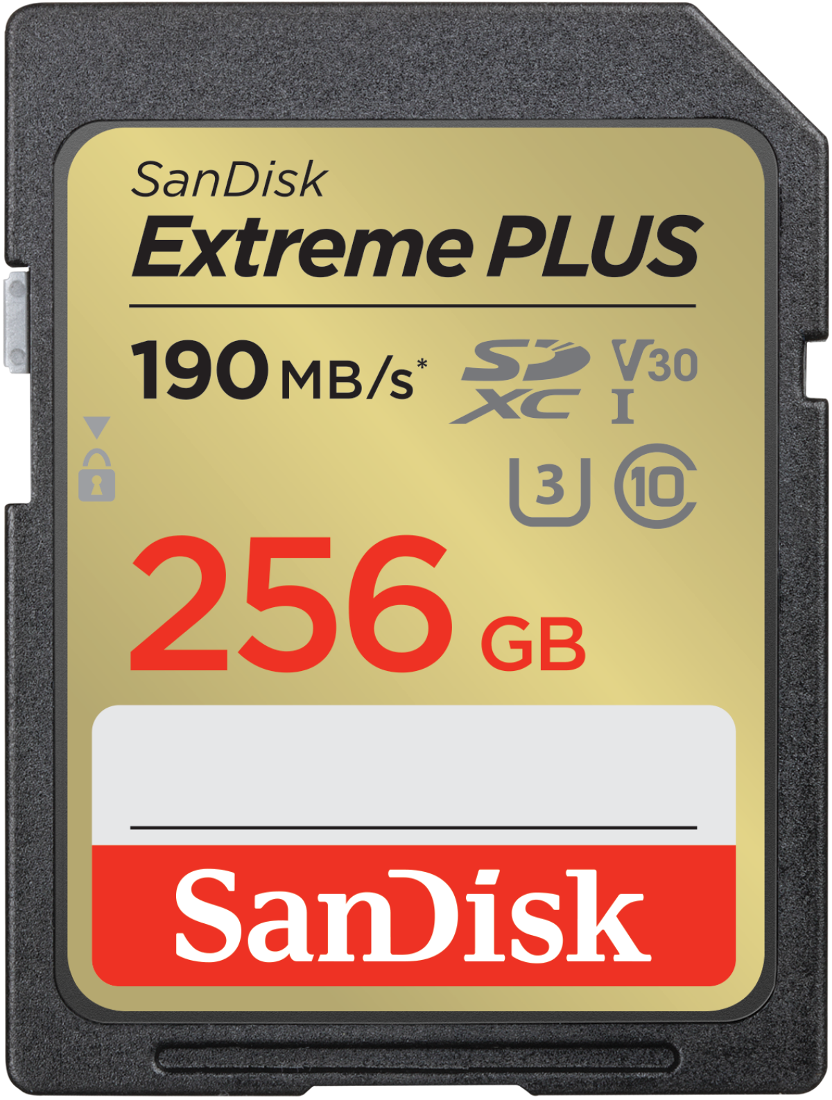 slide 1 of 1, SanDisk Extreme Plus SDXC UHS-I Card, 256 GB, 1 ct