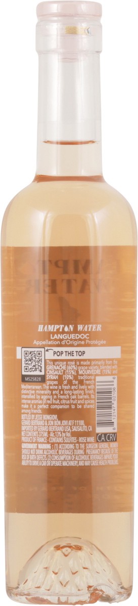 slide 9 of 12, Hampton Water South of France Rose 375 ml, 375 ml