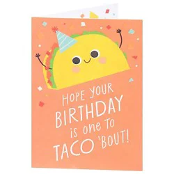 American Greetings Taco Party Birthday Card for Kids - Each