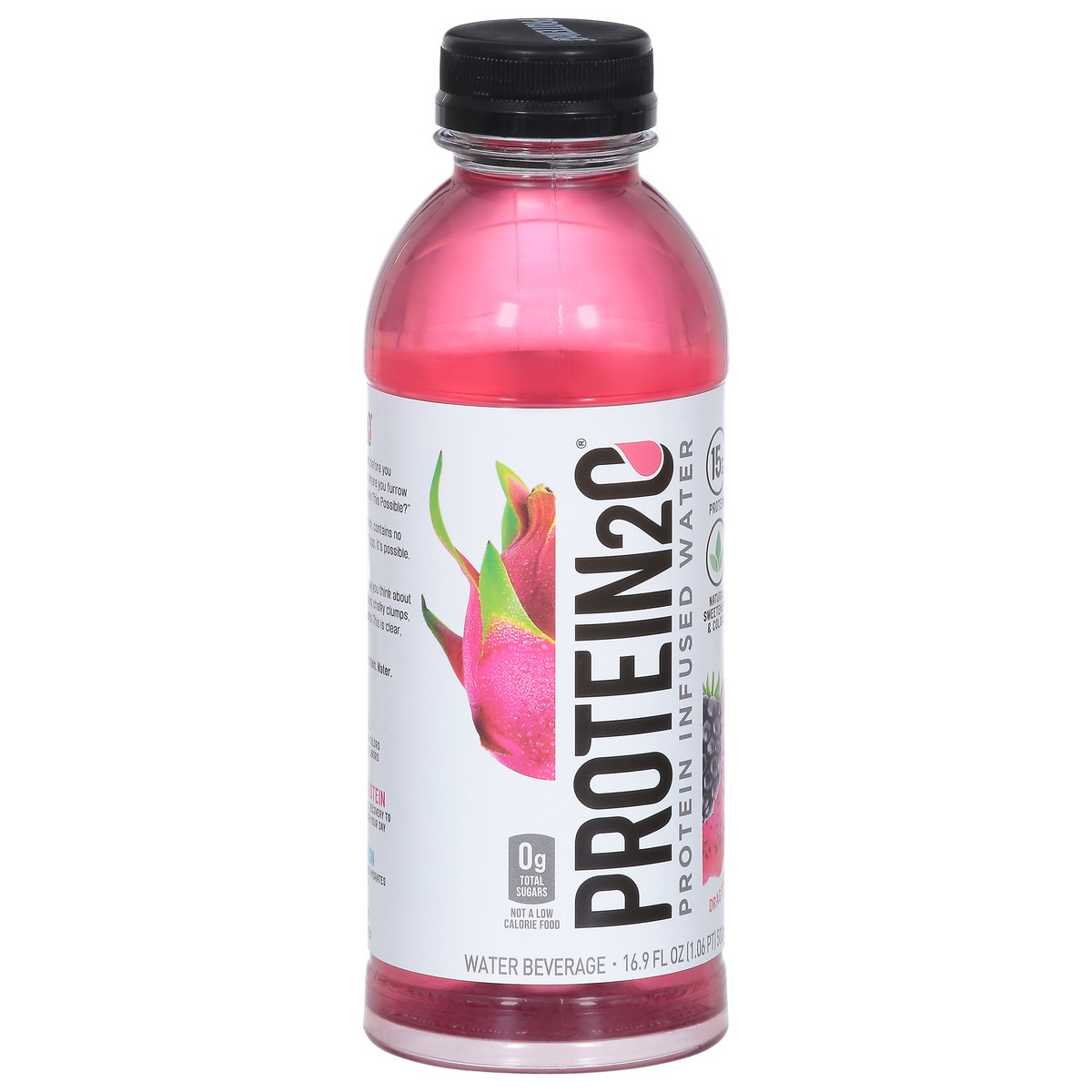 slide 2 of 9, Protein2o Dragonfruit Blackberry Water Beverage 16.9 fl oz, 16.9 fl oz