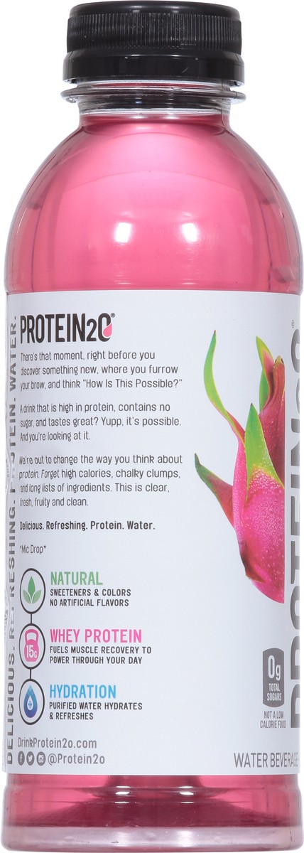 slide 6 of 9, Protein2o Dragonfruit Blackberry Water Beverage 16.9 fl oz, 16.9 fl oz