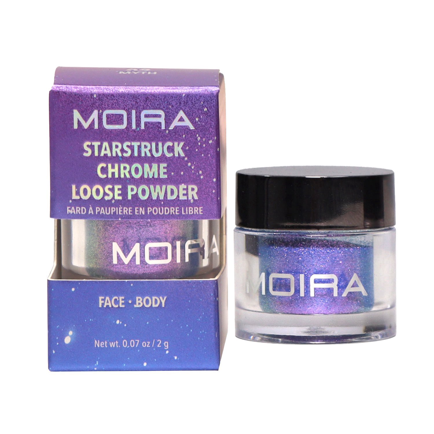 slide 1 of 1, Moira Starstruck Chrome Loose Powder - Myth, 1 ct