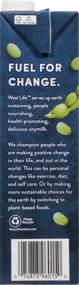 slide 3 of 4, Westsoy Organic Unsweetened Plain Soymilk, 32 fl oz