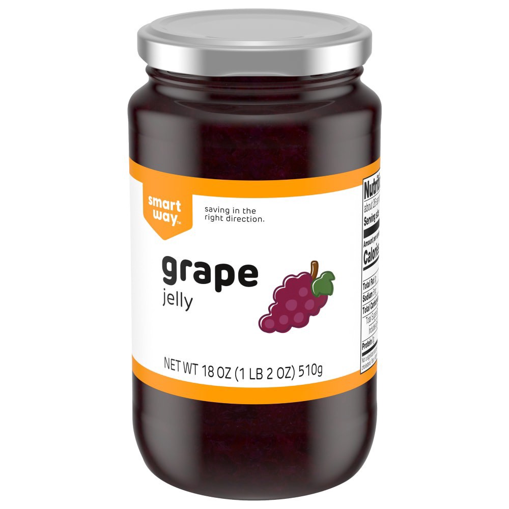 slide 1 of 2, Smart Way Grape Jelly, 18 oz