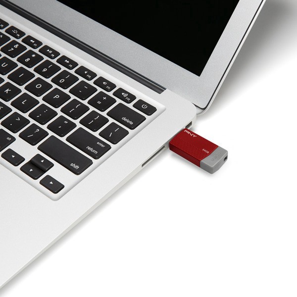 slide 7 of 8, PNY Usb 3.0 Flash Drives, 64Gb, Assorted Colors, Pack Of 3 Drives, 3 ct