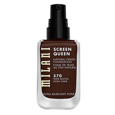 slide 1 of 1, Milani Screen Queen Natural Foundation Nude Mocha, 1 oz