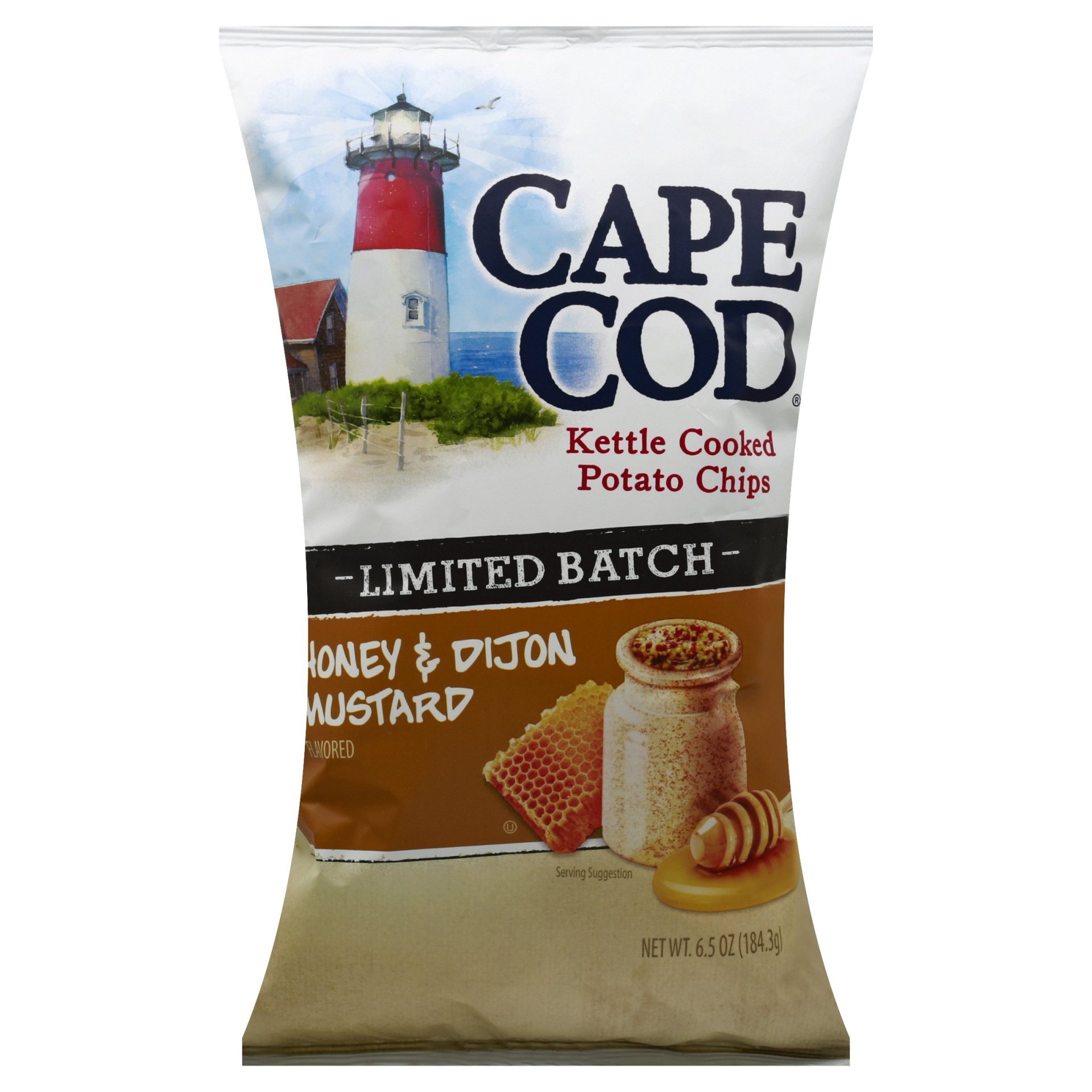 slide 1 of 1, Cape Cod Kettle Cooked Potato Chips - Honey Dijon Mustard, 6.5 oz