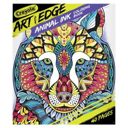 Crayola Art With Edge Animal Ink Coloring Book
