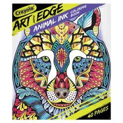 Crayola Art With Edge Animal Ink Coloring Book