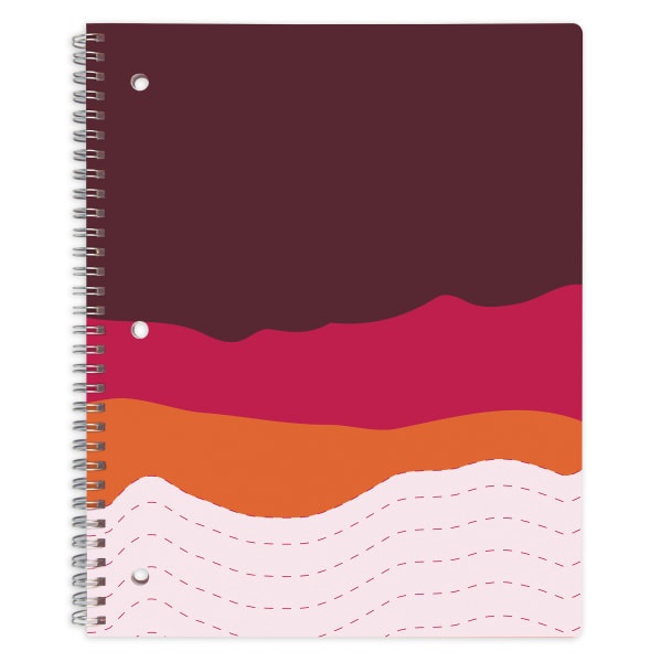 slide 1 of 1, Office Depot Brand Fashion Notebook, 8-1/2'' X 10-1/2'', Wide Ruled, 160 Pages (80 Sheets), Adventurer, 80 ct