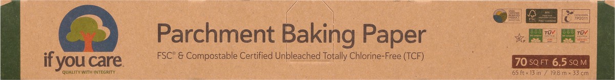 slide 1 of 12, If You Care 70 Square Feet Parchment Baking Paper 1 ea, 1 ct