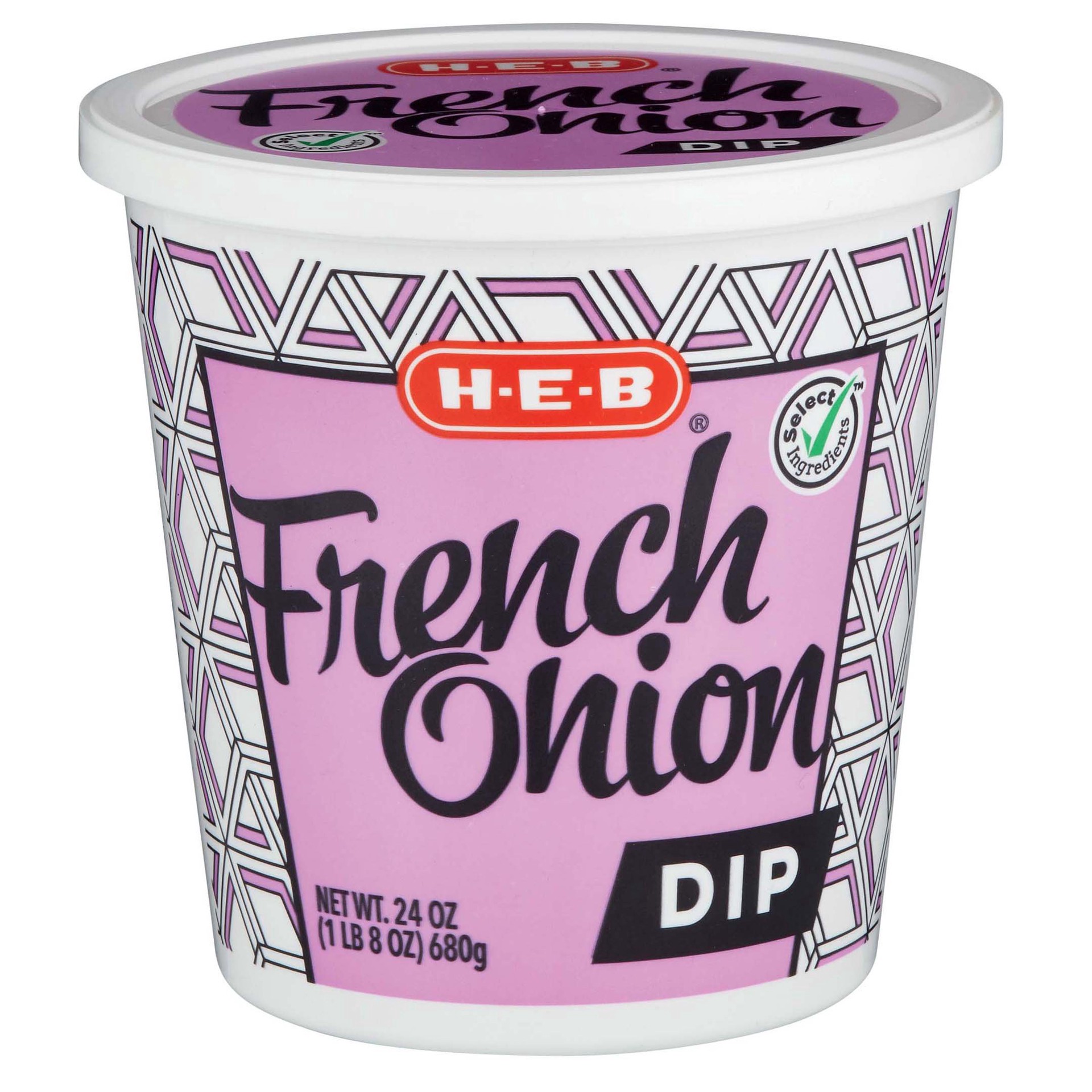 slide 1 of 1, H-E-B French Onion Dip, 24 oz